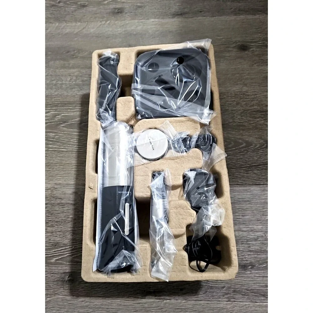 Rabbit Electric Wine Set - Corkscrew Bottle Opener- Black/ Silver